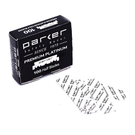 100 Rasierklingen mit Einzelklinge Parker Premium Platinum