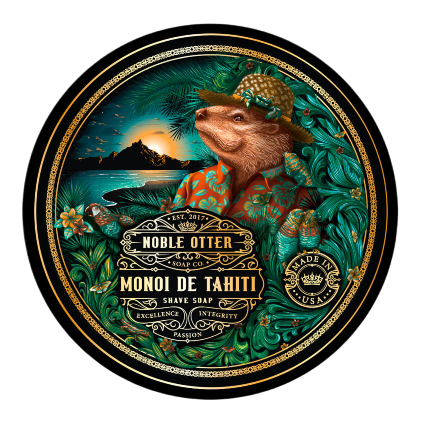 Noble Otter Rasierseife Monoi de Tahiti 118ml