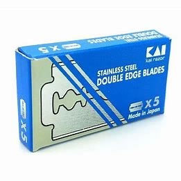 Kai Edelstahl-Rasierklingen – 5er Pack