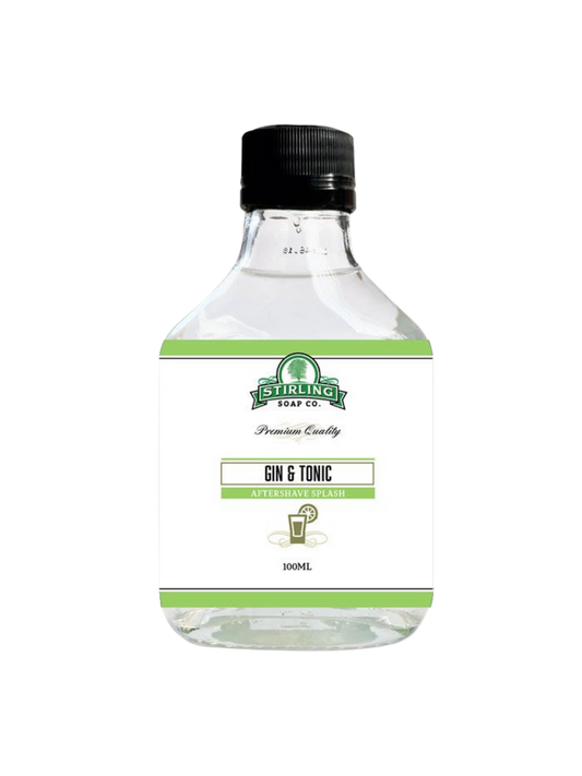 Stirling Soap Company – „Gin & Tonic auf Eis“ Aftershave Splash
