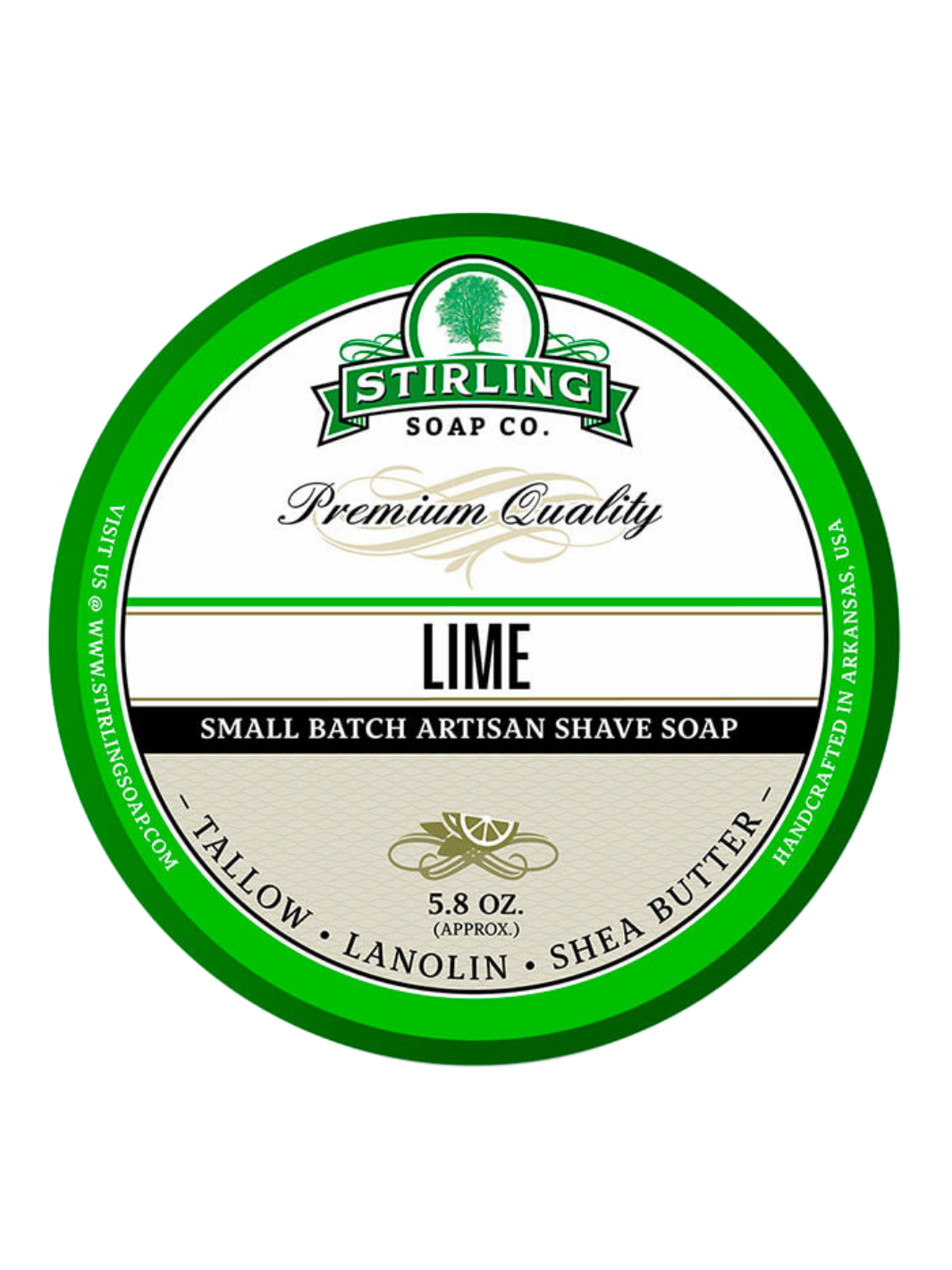 Stirling Soap Company – „Limette“ Rasiercreme 170ml