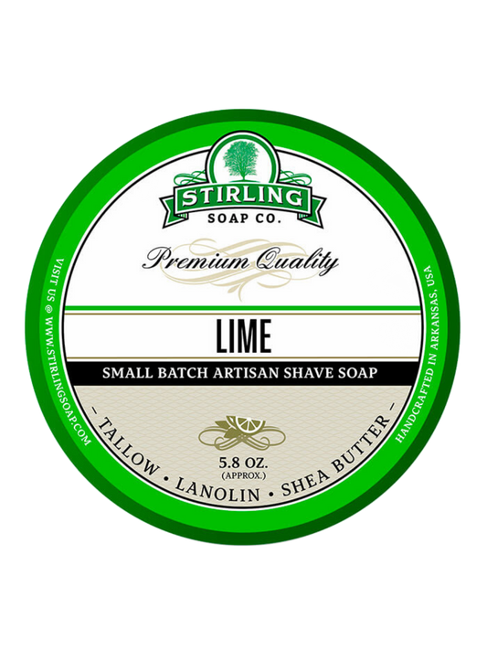 Stirling Soap Company – „Limette“ Rasiercreme 170ml
