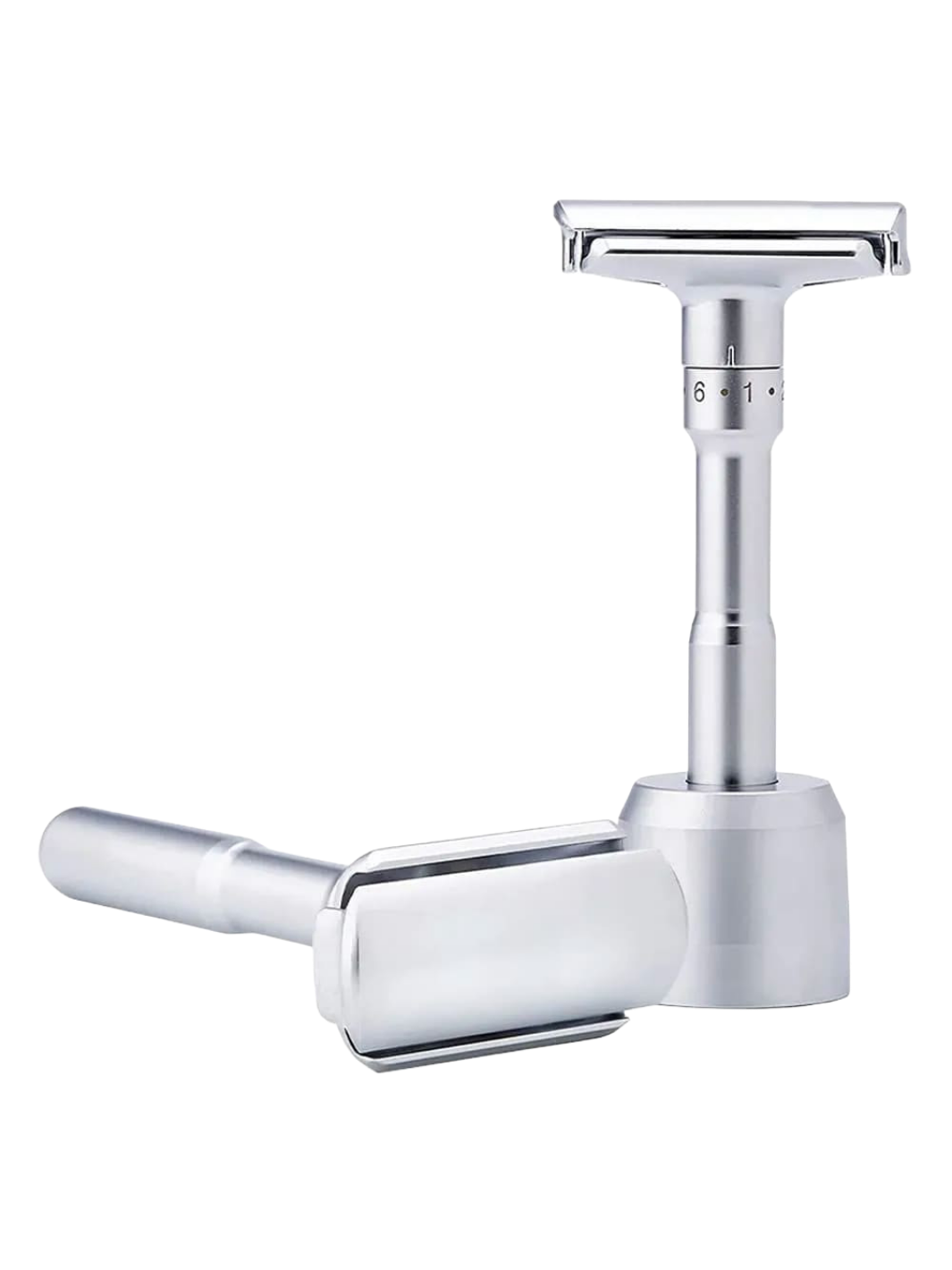 The Shave Factory – Verstellbarer Rasierhobel matt mit Ständer