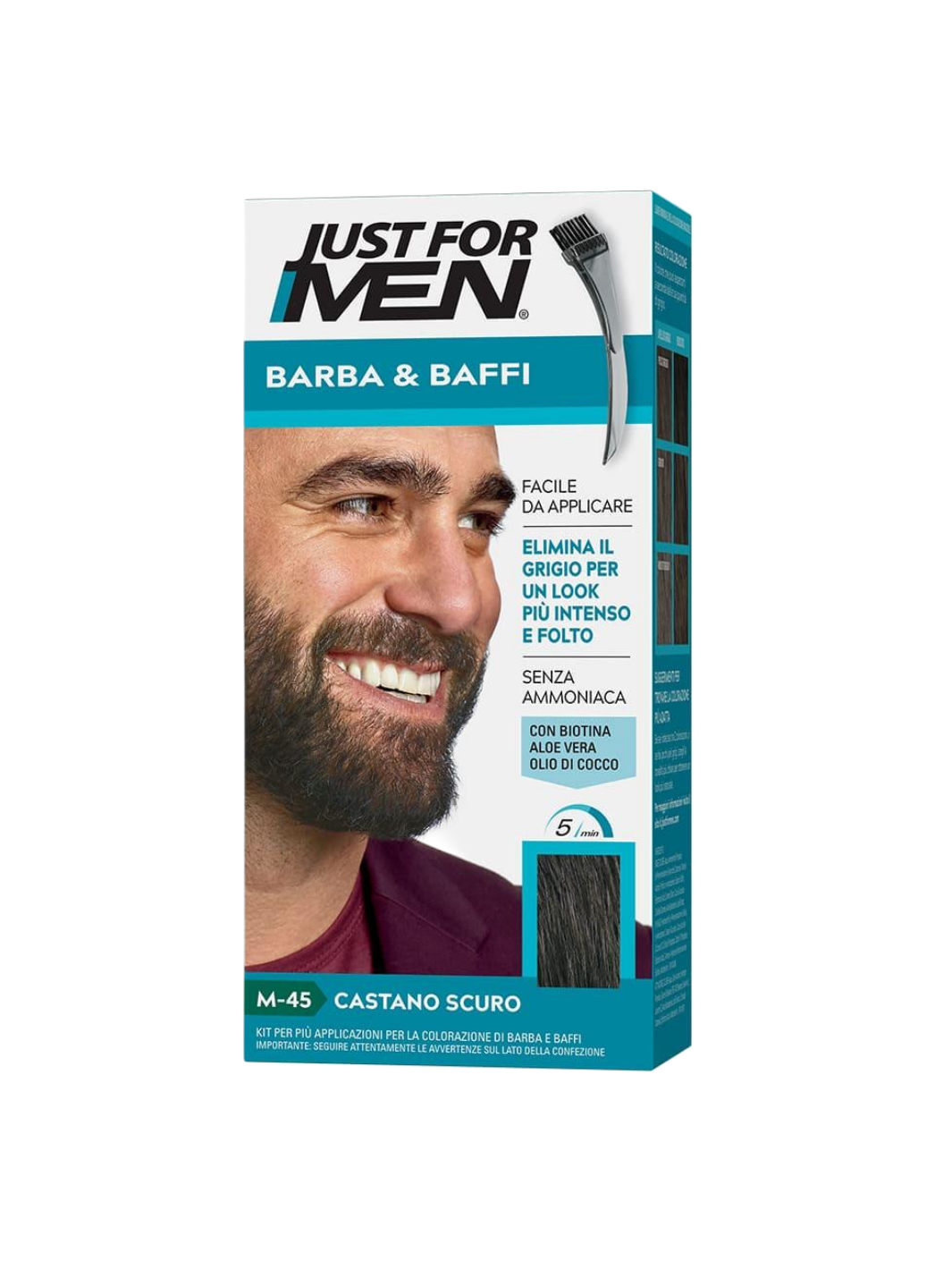 Just for Men Bart- & Schnurrbartfarbe – Dunkelbraun (M45)