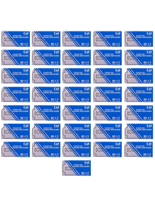 Kai Edelstahl-Rasierklingen – 180er Pack