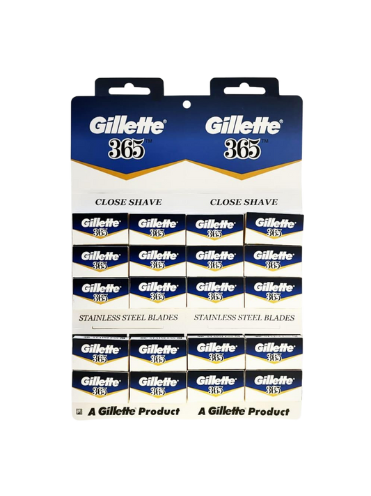 Gillette 365 Edelstahl-Rasierklingen – 100er Pack