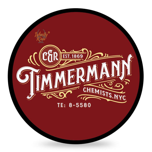 Wholly Kaw Rasierseife Timmermann Rot 114g