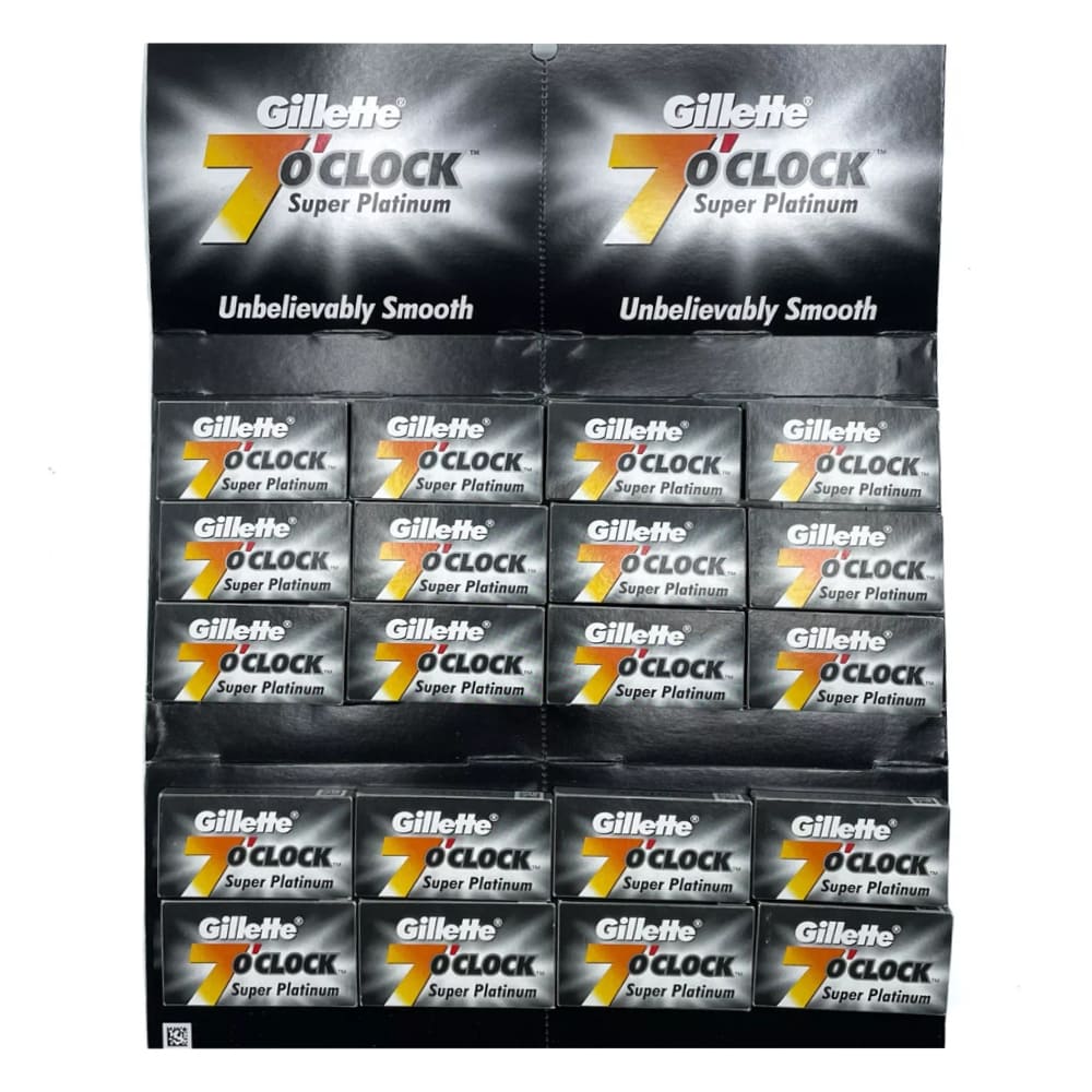 Rasierklingen Gillette 7 O'Clock Super Platinum 100er Pack