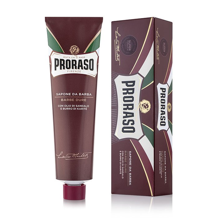 Proraso Rasierseife in der Tube Rot 150 ml