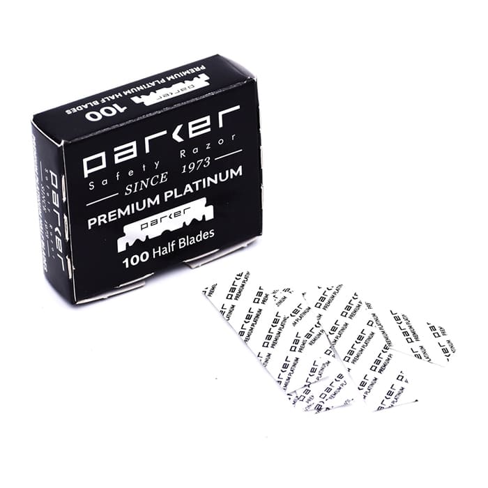 100 Rasierklingen mit Einzelklinge Parker Premium Platinum