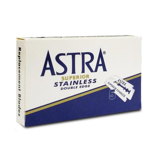 Astra Blu Superior Stainless-Rasierklingen – 5er Pack (Kopie)