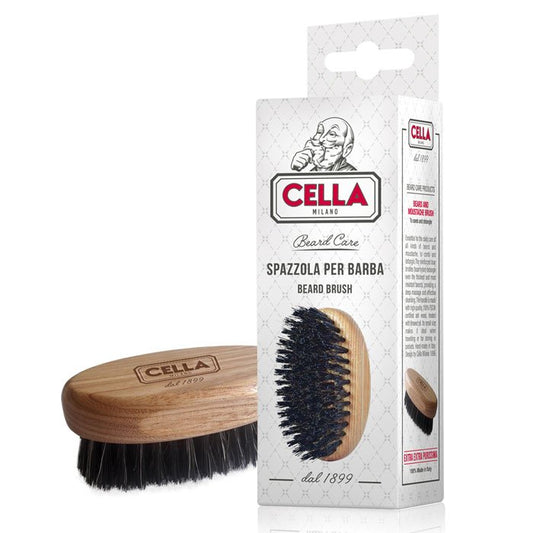 Cella Milano Bartbürste aus Wildschweinborsten und Nylon