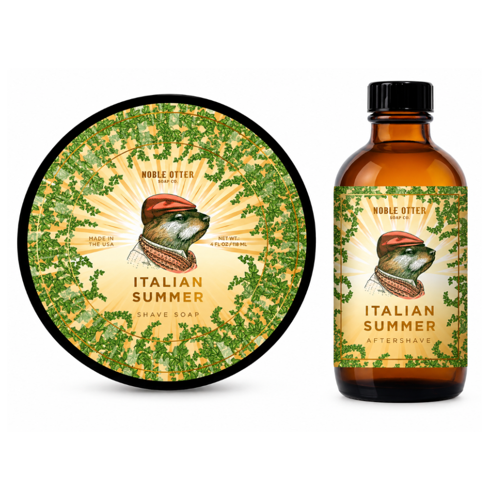 Noble Otter Italian Summer Rasierseife + Aftershave