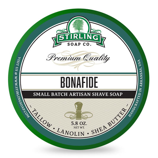 Stirling Soap Company – Bonafide Rasierseife 170ml