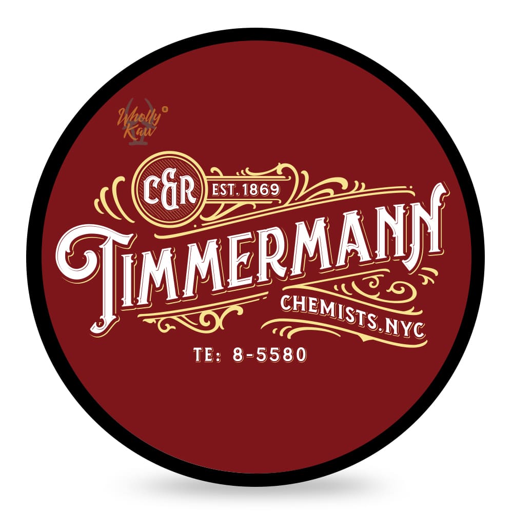 Wholly Kaw Rasierseife Timmermann Rot 114g